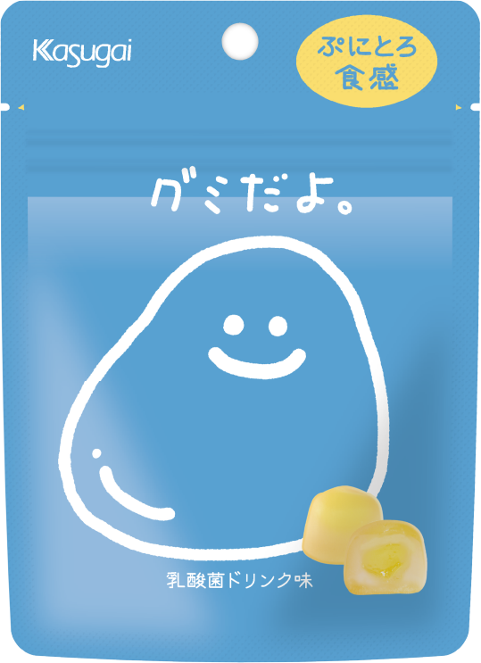 グミだよ。<br>乳酸菌ドリンク味